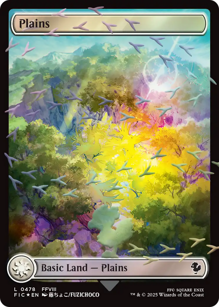 Plains (Chocobo Track Foil) [FINAL FANTASY Commander] | Magic Magpie