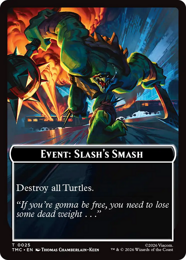 Event: Slash's Smash [Teenage Mutant Ninja Turtles Commander Tokens] | Magic Magpie