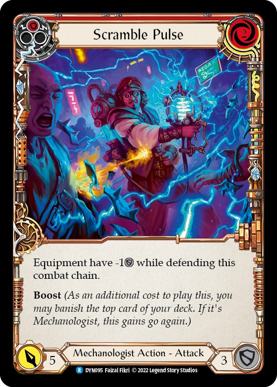 Scramble Pulse (Red) [DYN095] (Dynasty)  Rainbow Foil | Magic Magpie