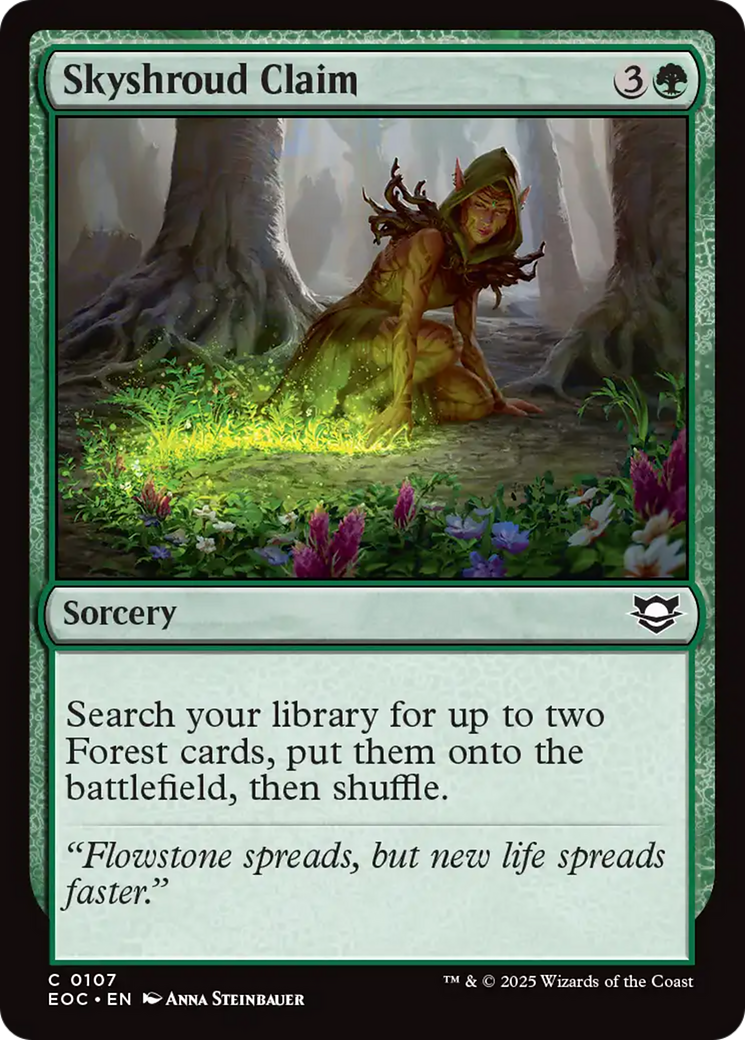 Skyshroud Claim [Edge of Eternities Commander] | Magic Magpie