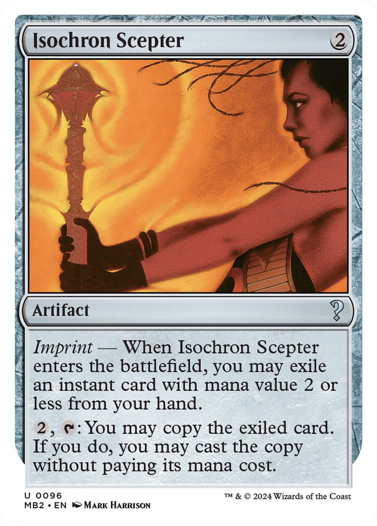 Isochron Scepter (White Border) [Mystery Booster 2] | Magic Magpie