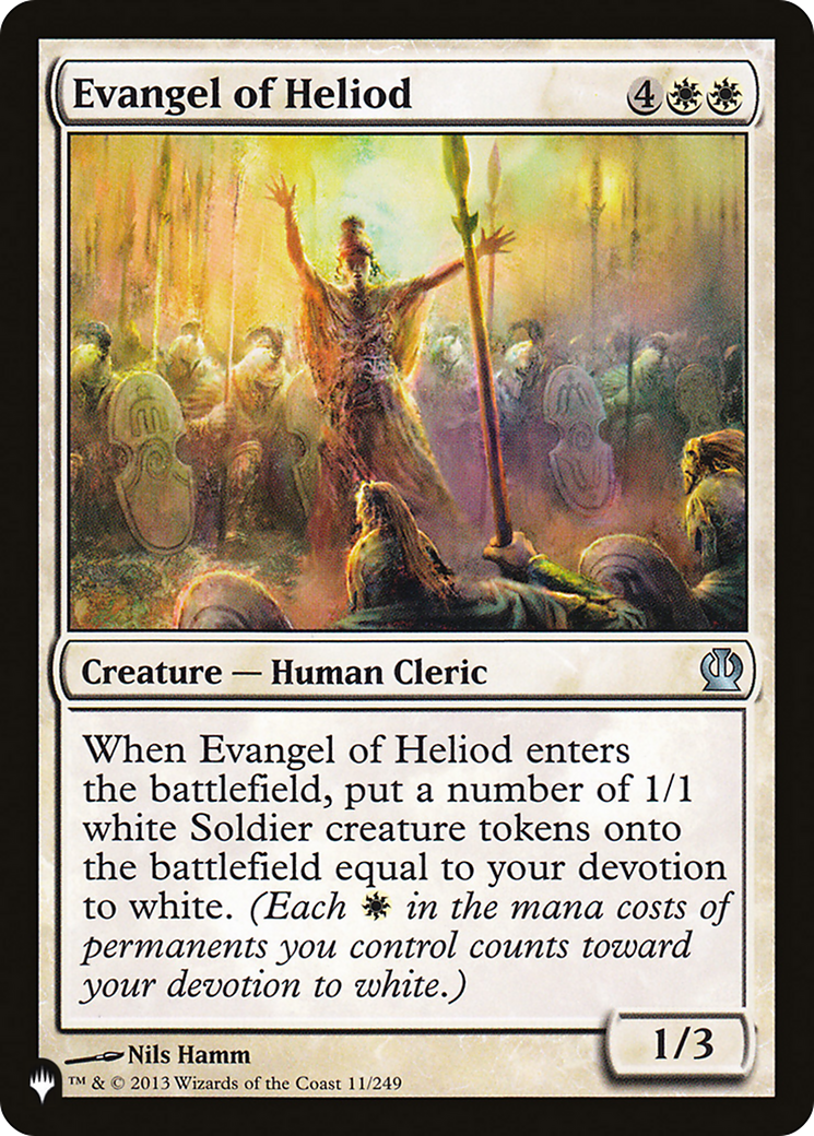 Evangel of Heliod [The List Reprints] | Magic Magpie