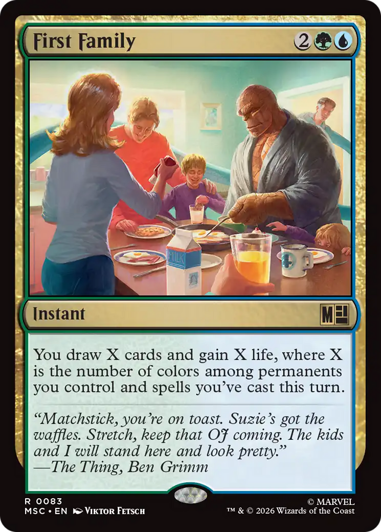 First Family (Surge Foil) [Marvel Super Heroes Commander] | Magic Magpie