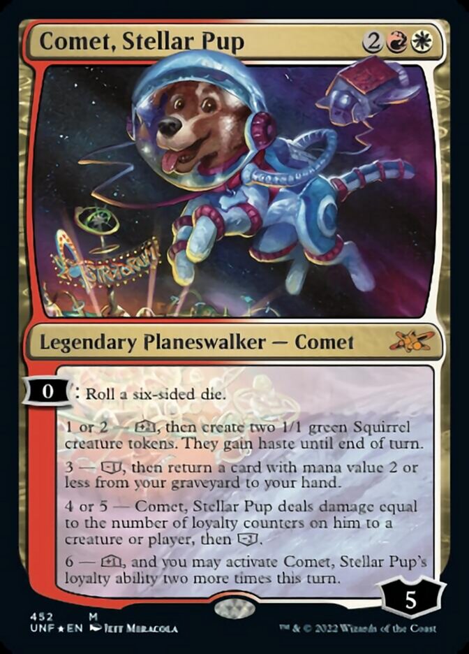 Comet, Stellar Pup (Galaxy Foil) [Unfinity] | Magic Magpie