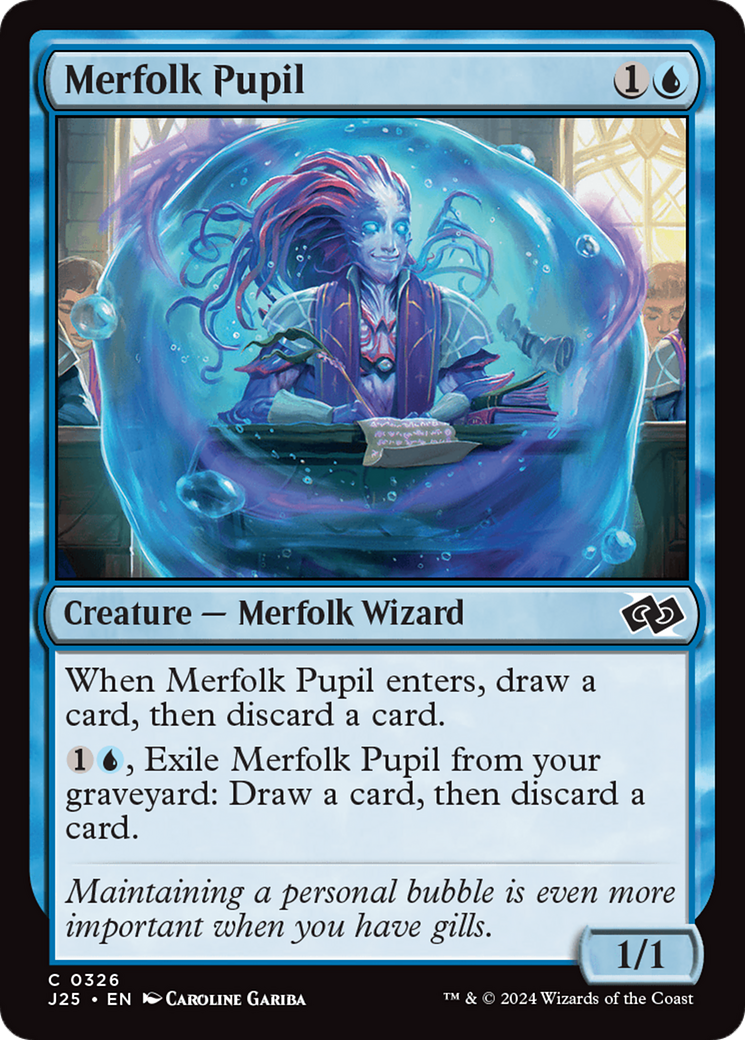 Merfolk Pupil [Foundations Jumpstart] | Magic Magpie