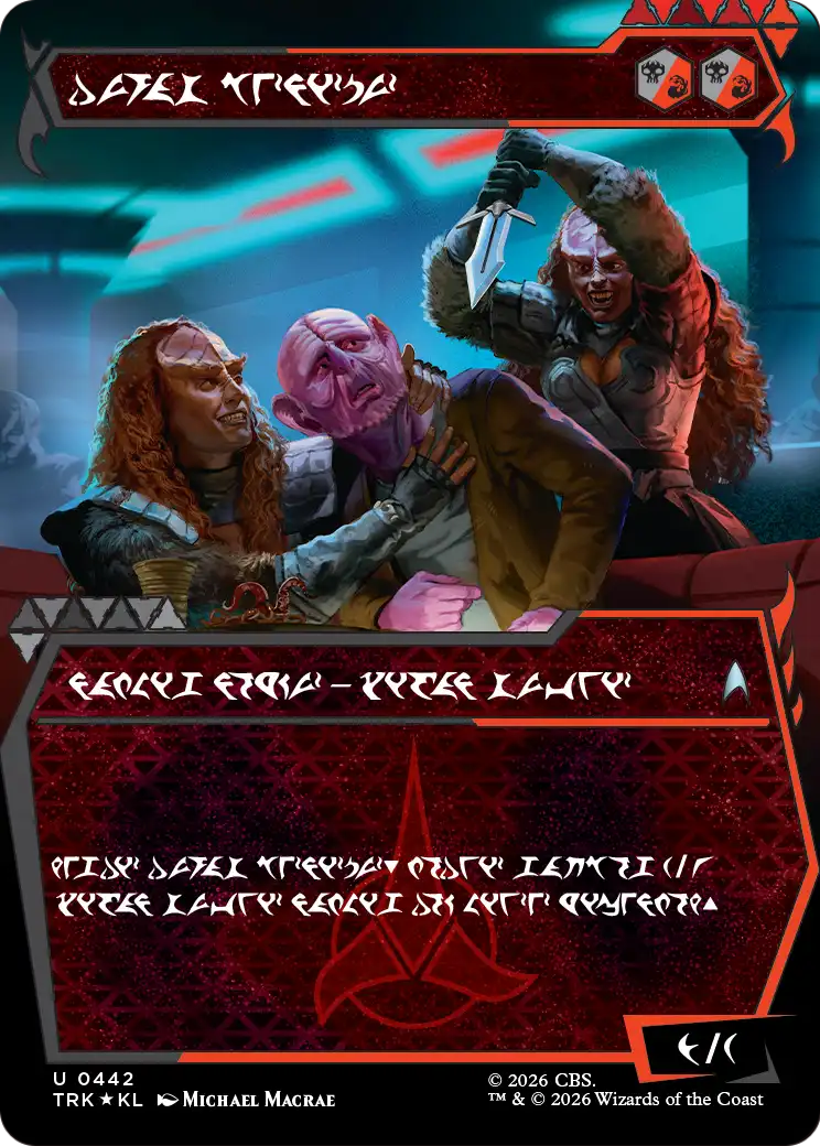 The Duras Sisters (Showcase) (Klingon) [Star Trek] | Magic Magpie