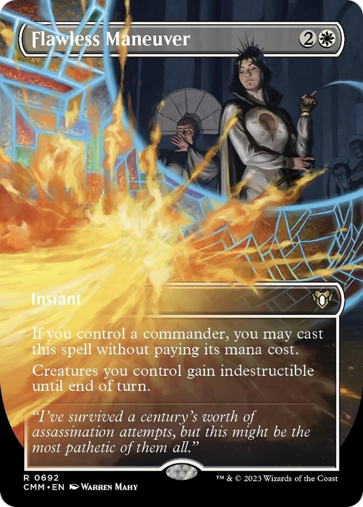 Flawless Maneuver (Borderless Alternate Art) [Commander Masters] | Magic Magpie