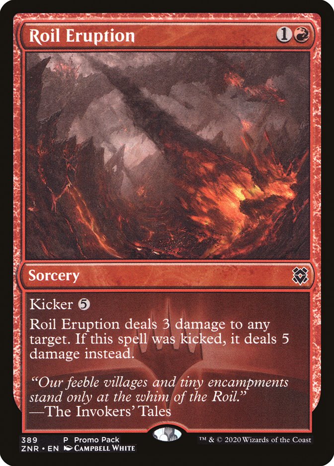 Roil Eruption (Promo Pack) [Zendikar Rising Promos] | Magic Magpie