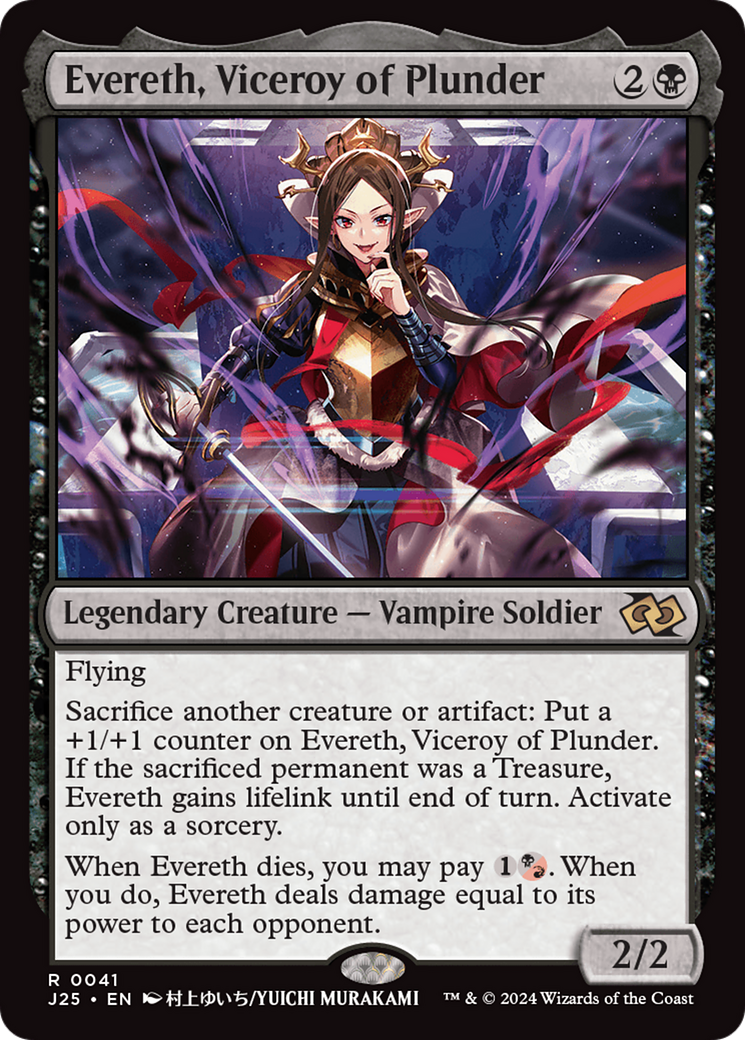 Evereth, Viceroy of Plunder (Anime) [Foundations Jumpstart] | Magic Magpie