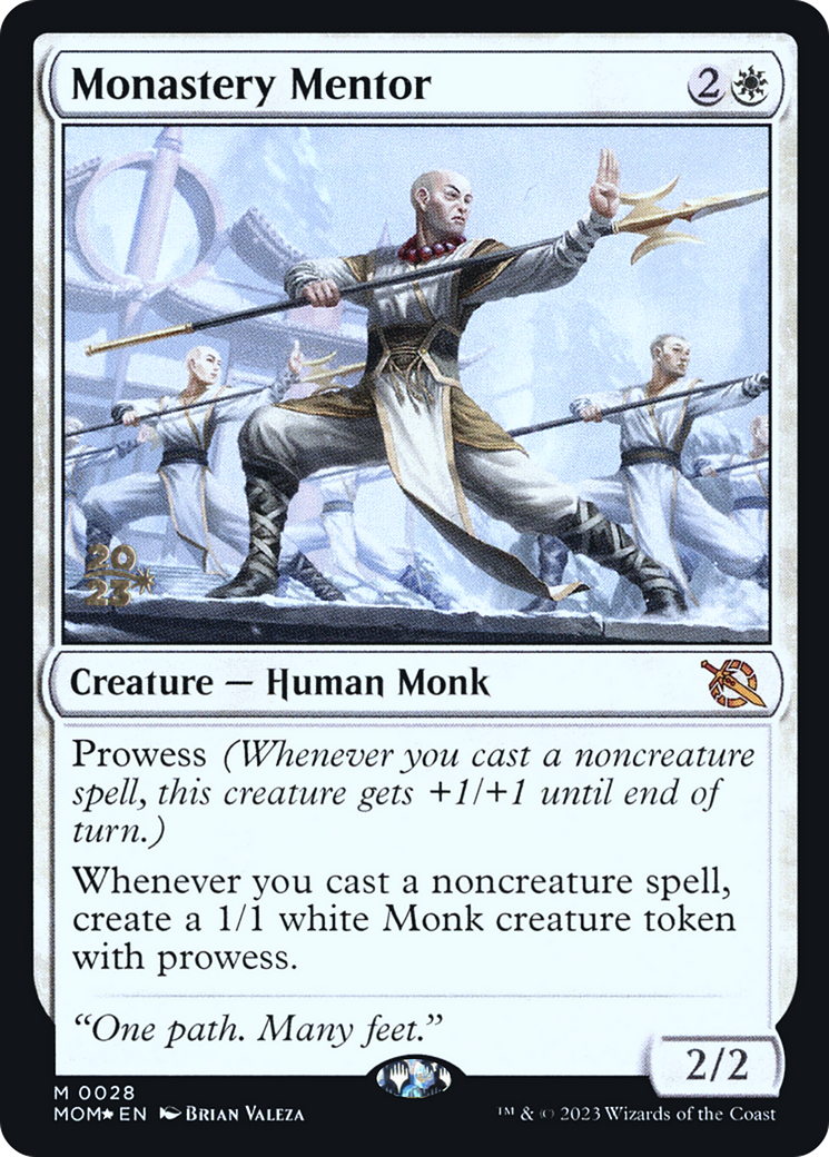 Monastery Mentor [March of the Machine Prerelease Promos] | Magic Magpie