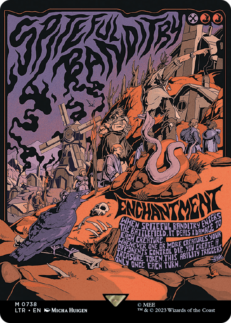 Spiteful Banditry (Borderless Poster) [The Lord of the Rings: Tales of Middle-Earth] | Magic Magpie