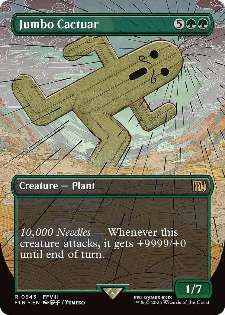 Jumbo Cactuar (Borderless) [FINAL FANTASY] | Magic Magpie