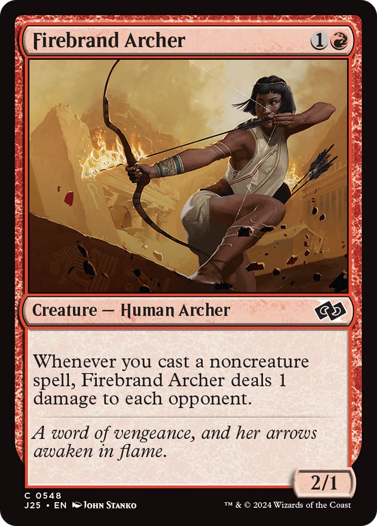 Firebrand Archer [Foundations Jumpstart] | Magic Magpie