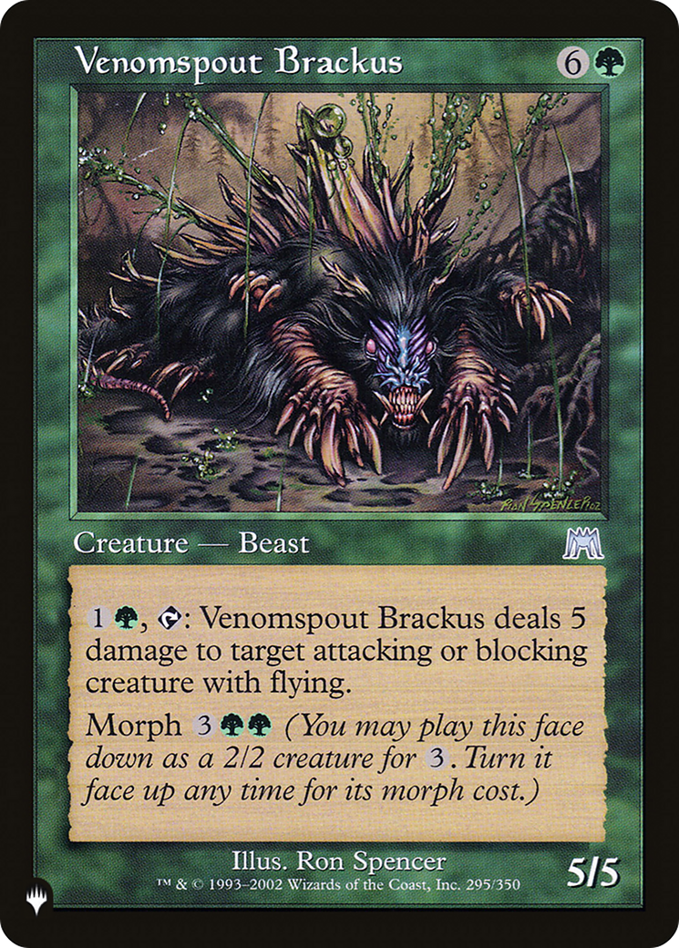 Venomspout Brackus [The List Reprints] | Magic Magpie