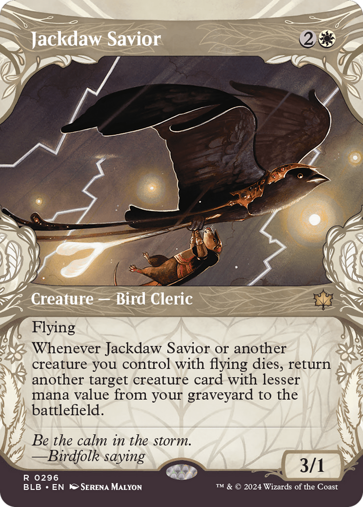 Jackdaw Savior (Showcase) [Bloomburrow] | Magic Magpie