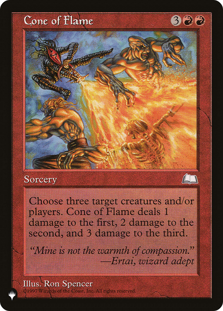 Cone of Flame [The List Reprints] | Magic Magpie