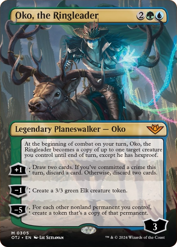 Oko, the Ringleader (Borderless) [Outlaws of Thunder Junction] | Magic Magpie