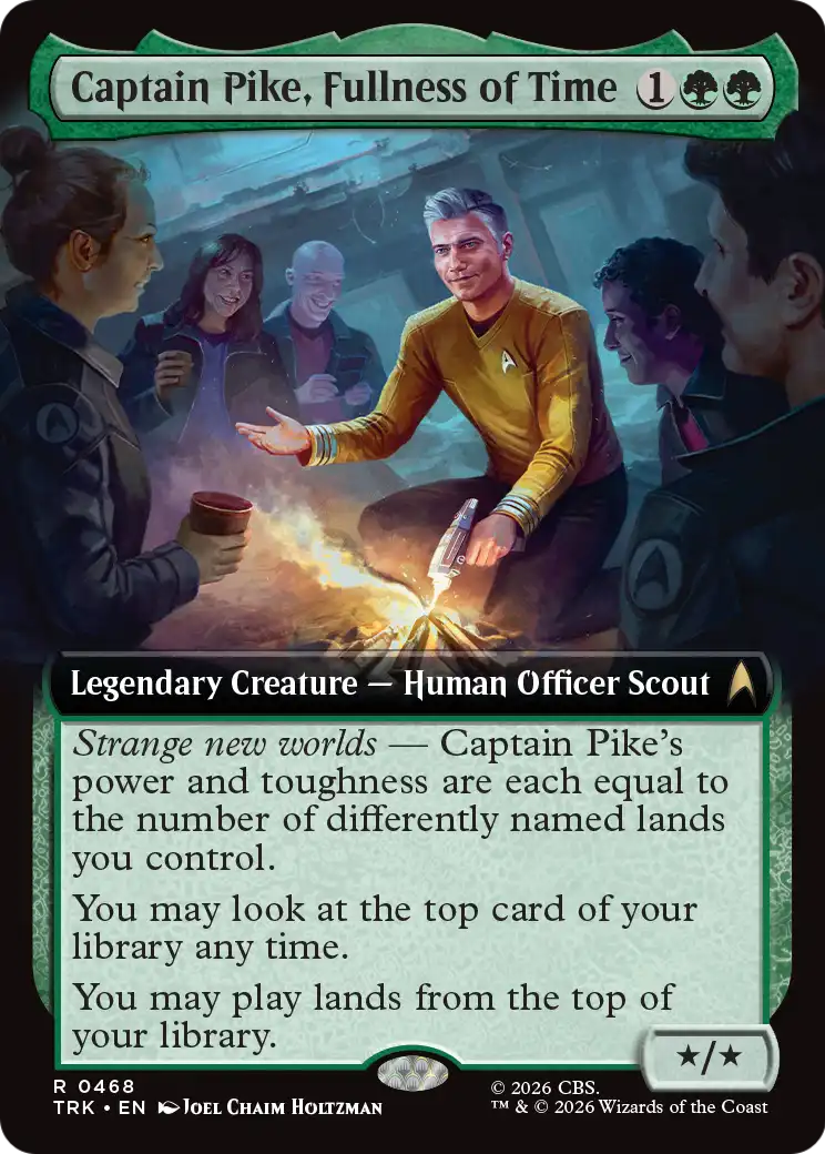 Captain Pike, Fullness of Time (Extended Art) [Star Trek] | Magic Magpie