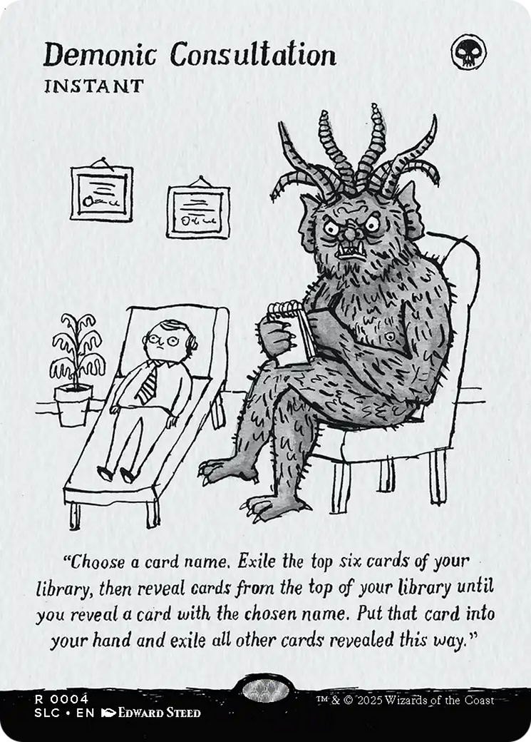 Demonic Consultation [Secret Lair Countdown Kit] | Magic Magpie