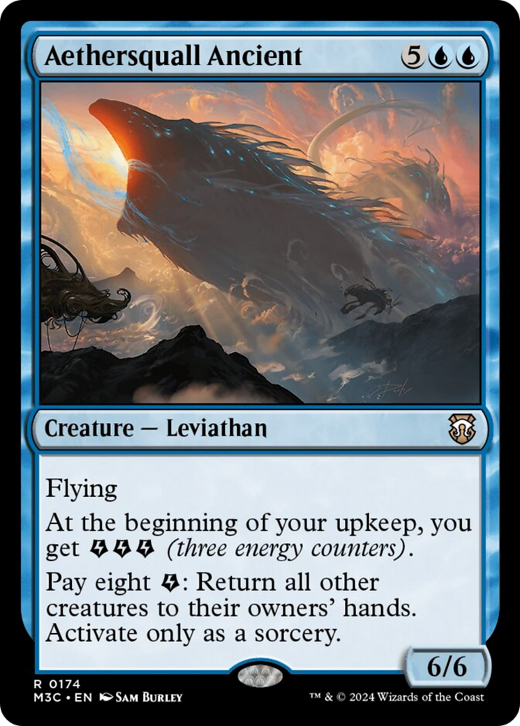 Aethersquall Ancient (Ripple Foil) [Modern Horizons 3 Commander] | Magic Magpie