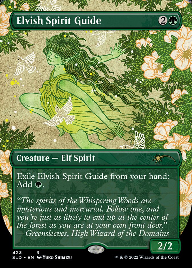 Elvish Spirit Guide (Borderless) [Secret Lair Drop Series] | Magic Magpie