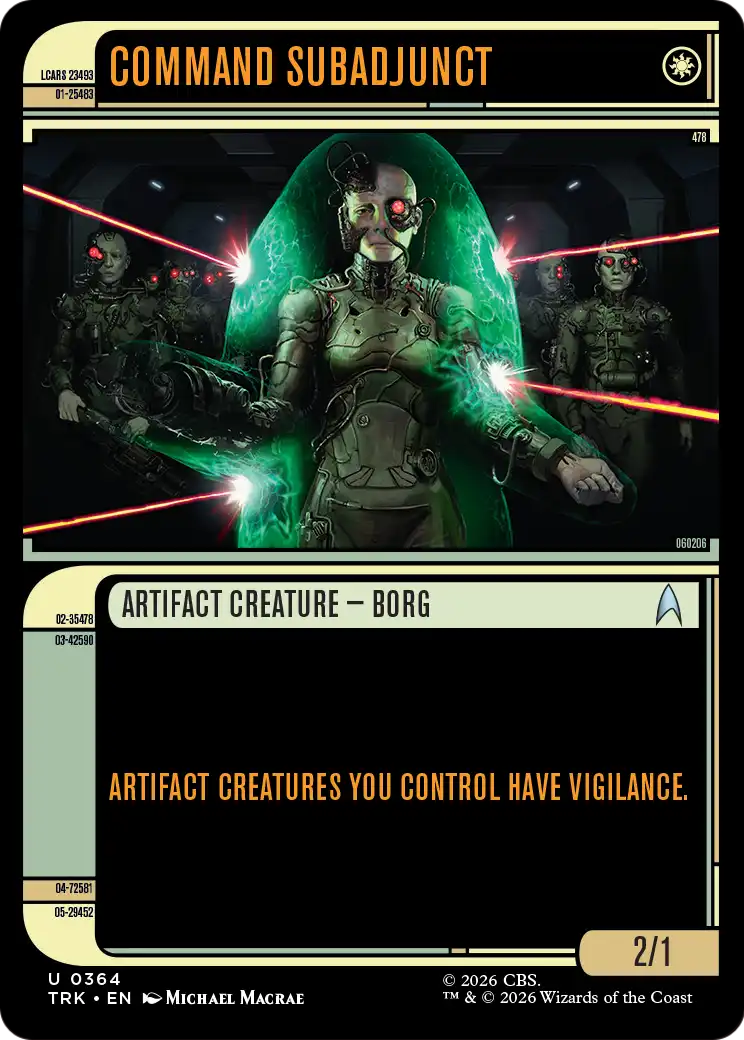 Command Subadjunct (Showcase) [Star Trek] | Magic Magpie