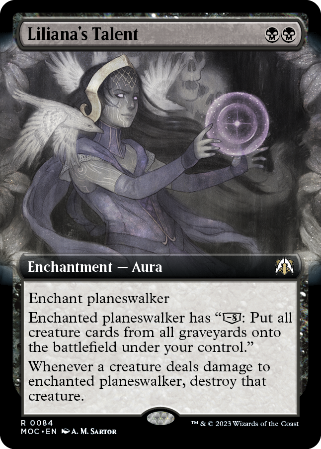 Liliana's Talent (Extended Art) [March of the Machine Commander] | Magic Magpie