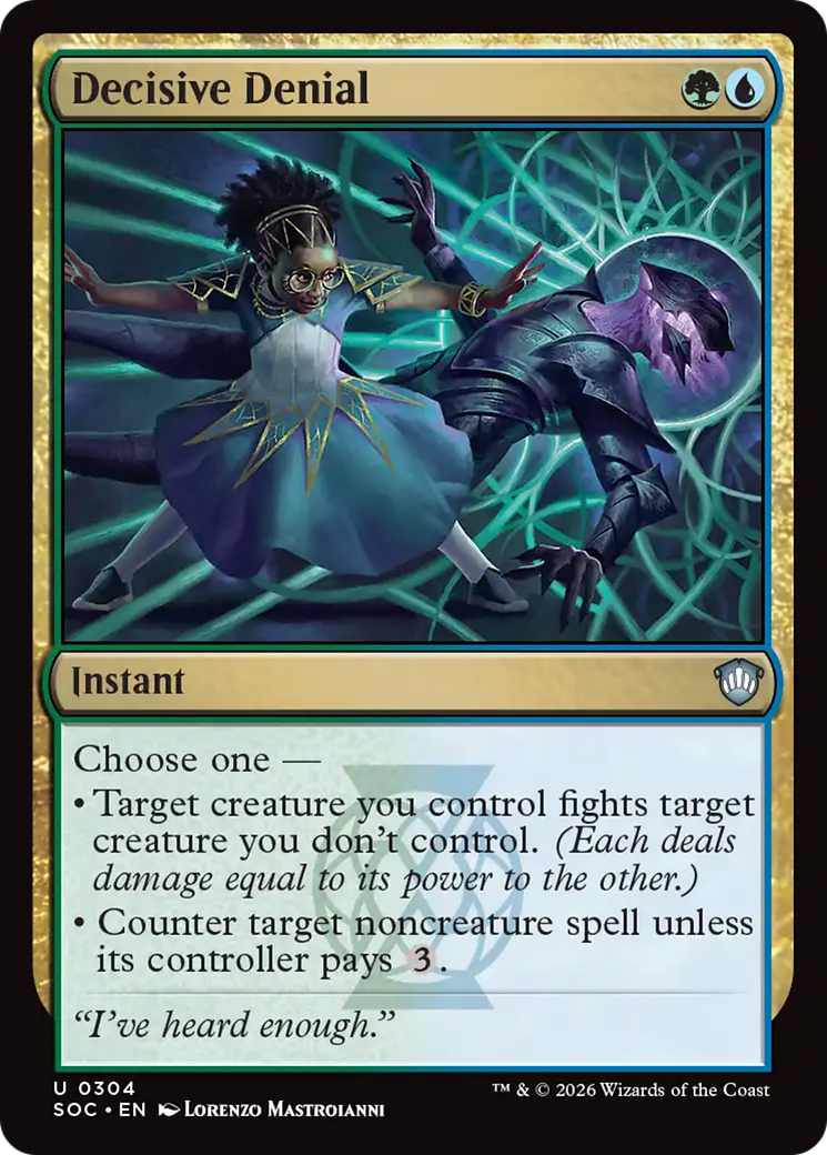 Decisive Denial [Secrets of Strixhaven Commander] | Magic Magpie