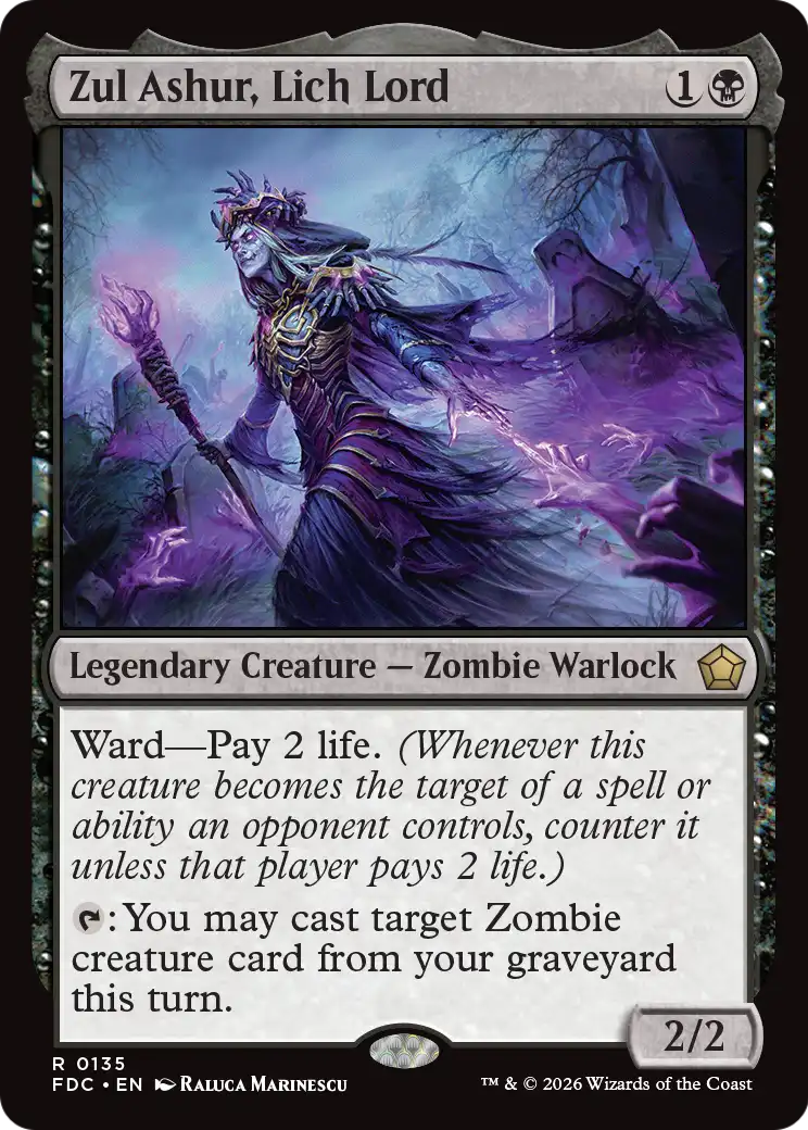 Zul Ashur, Lich Lord [Foundations Commander] | Magic Magpie