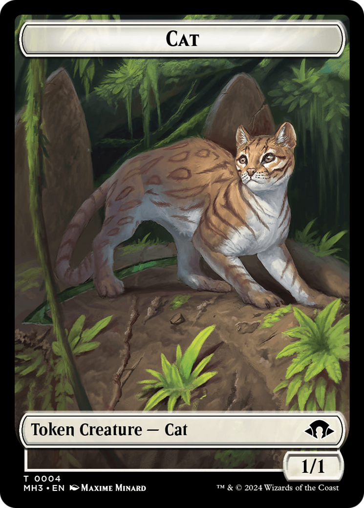 Cat // Energy Reserve Double-Sided Token [Modern Horizons 3 Tokens] | Magic Magpie