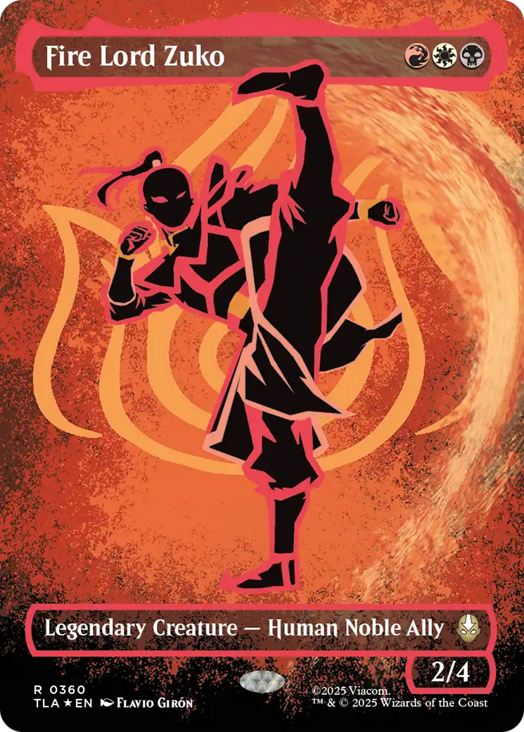 Fire Lord Zuko (Borderless Battle Pose) [Avatar: The Last Airbender] | Magic Magpie
