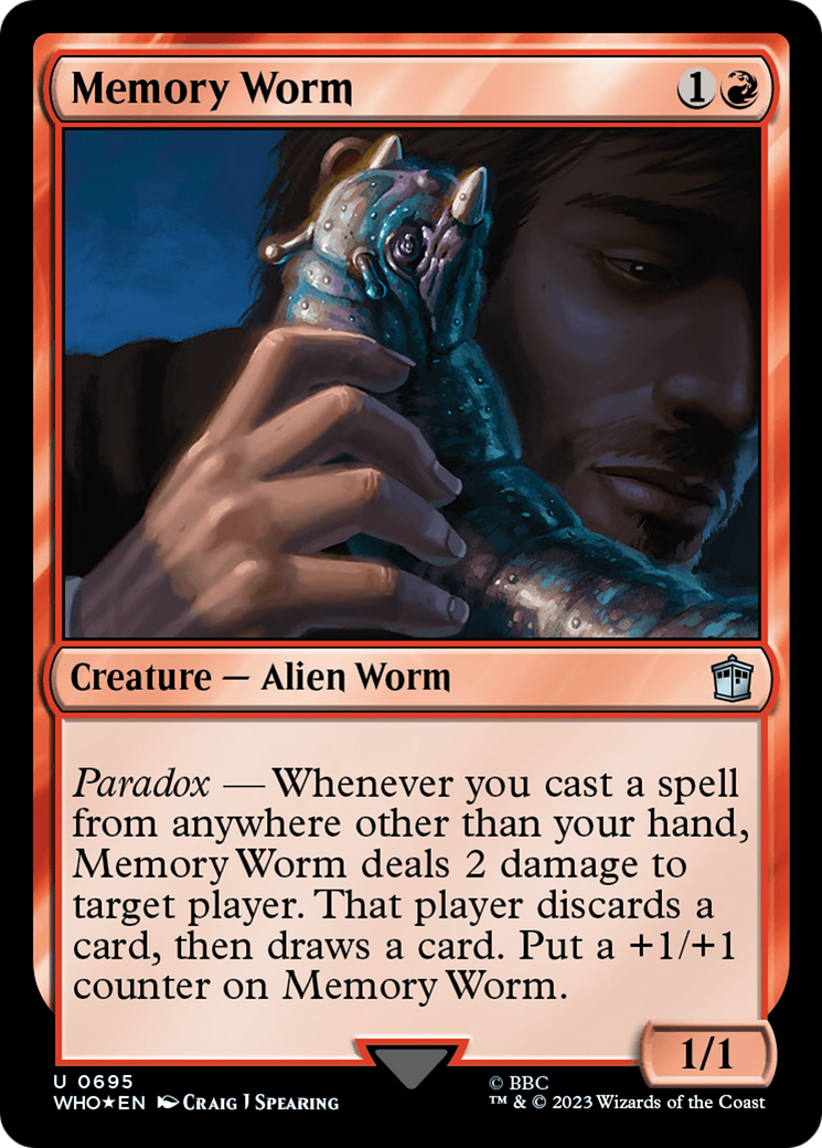 Memory Worm (Surge Foil) [Doctor Who] | Magic Magpie