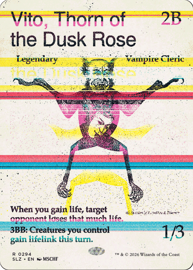 Vito, Thorn of the Dusk Rose (0294) [Secret Lair x MSCHF: The Zeta Set] | Magic Magpie