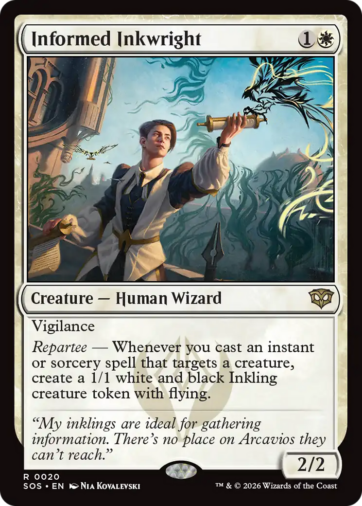 Informed Inkwright [Secrets of Strixhaven] | Magic Magpie