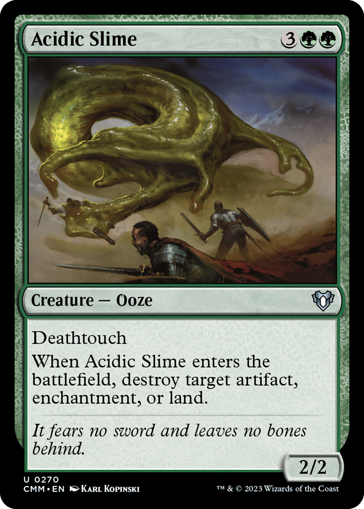 Acidic Slime [Commander Masters] | Magic Magpie