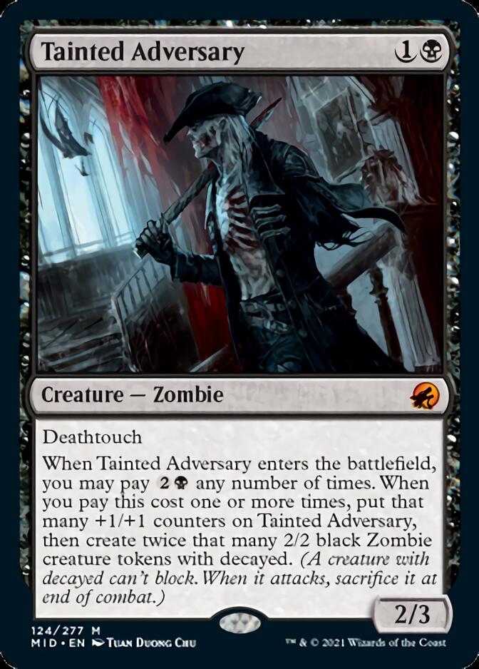 Tainted Adversary [Innistrad: Midnight Hunt] | Magic Magpie