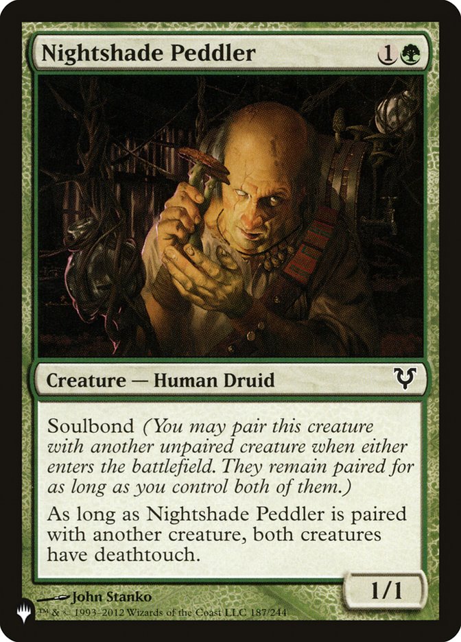 Nightshade Peddler [The List] | Magic Magpie