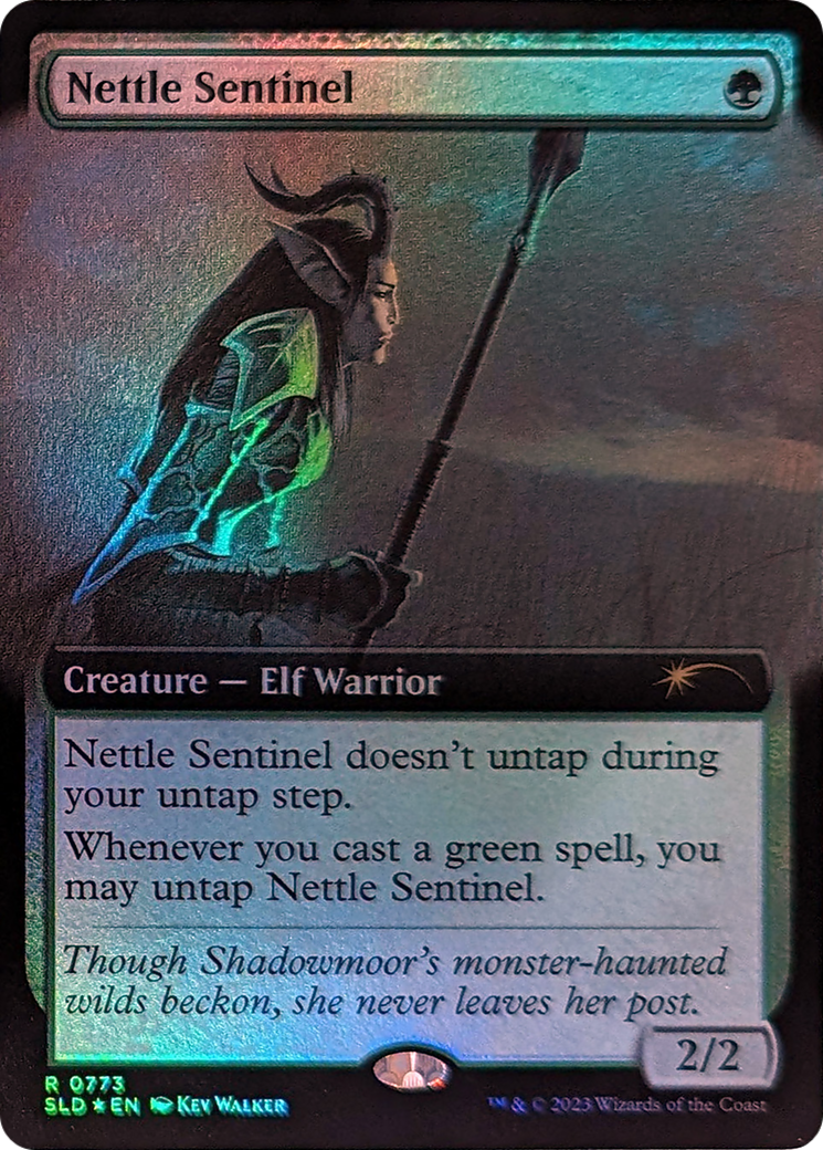 Nettle Sentinel (Extended Art) [Secret Lair Drop Series] | Magic Magpie