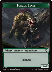 Goat // Fungus Beast Double-Sided Token [Secrets of Strixhaven Commander Tokens] | Magic Magpie