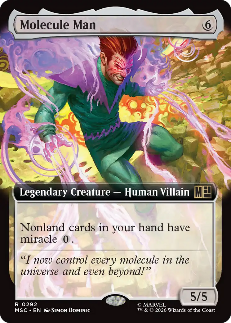 Molecule Man (Extended Art) [Marvel Super Heroes Commander] | Magic Magpie