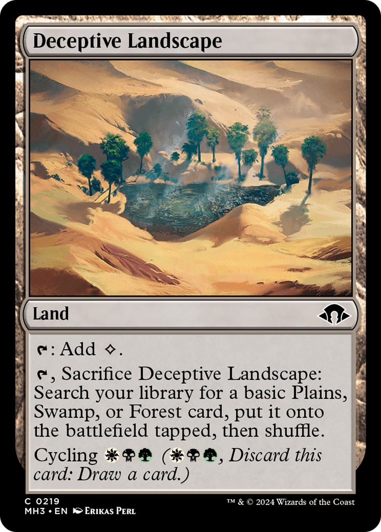 Deceptive Landscape [Modern Horizons 3] | Magic Magpie