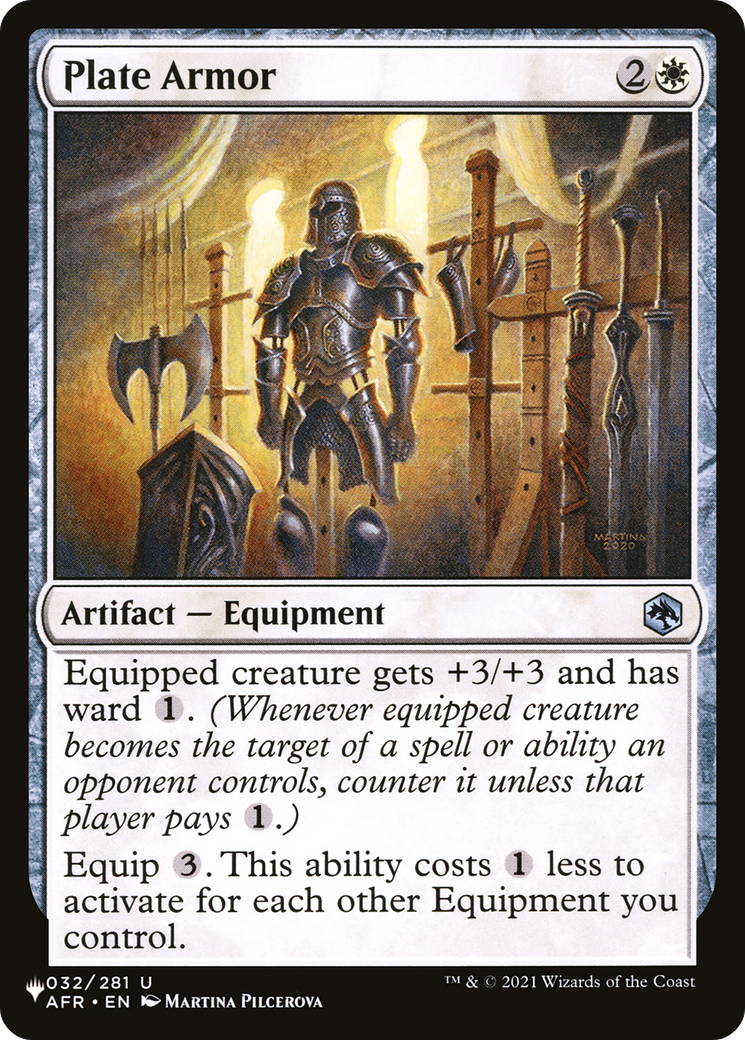 Plate Armor [The List] | Magic Magpie