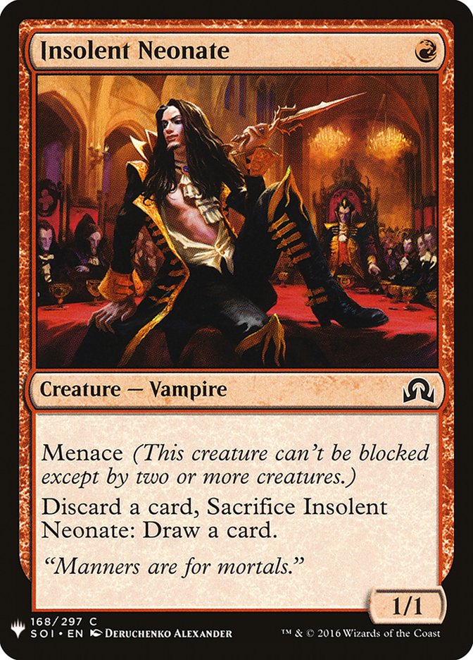 Insolent Neonate [Mystery Booster] | Magic Magpie