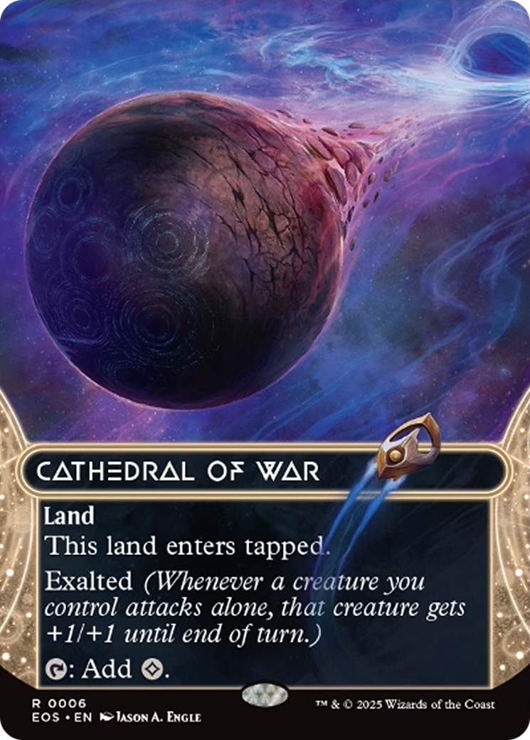 Cathedral of War (0006) (Borderless) [Edge of Eternities: Stellar Sights] | Magic Magpie