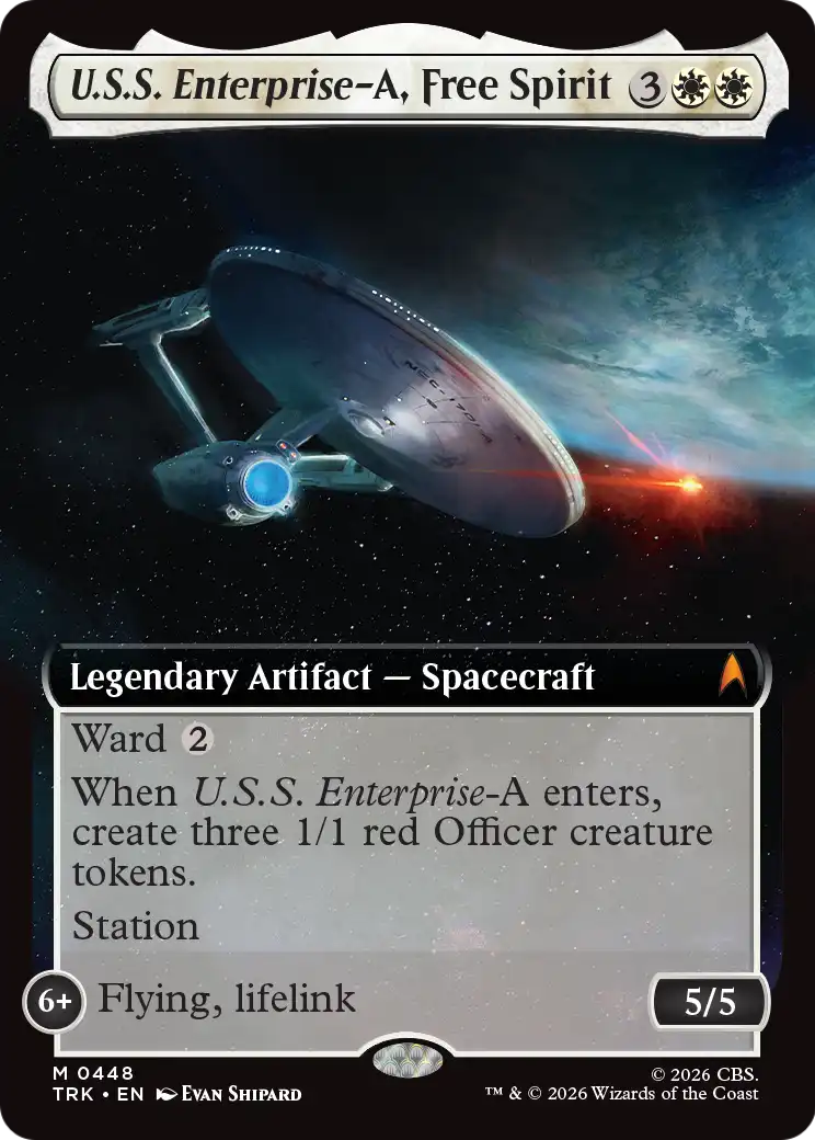 U.S.S. Enterprise-A, Free Spirit (Extended Art) [Star Trek] | Magic Magpie