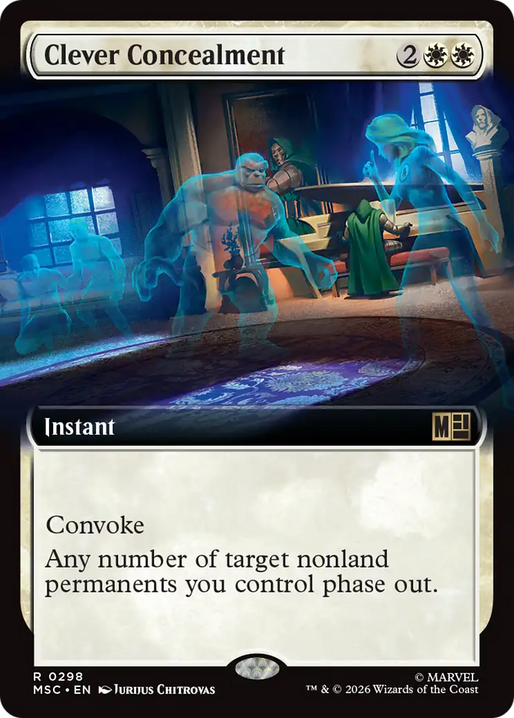 Clever Concealment (Extended Art) [Marvel Super Heroes Commander] | Magic Magpie