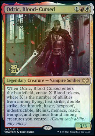 Odric, Blood-Cursed [Innistrad: Crimson Vow Prerelease Promos] | Magic Magpie