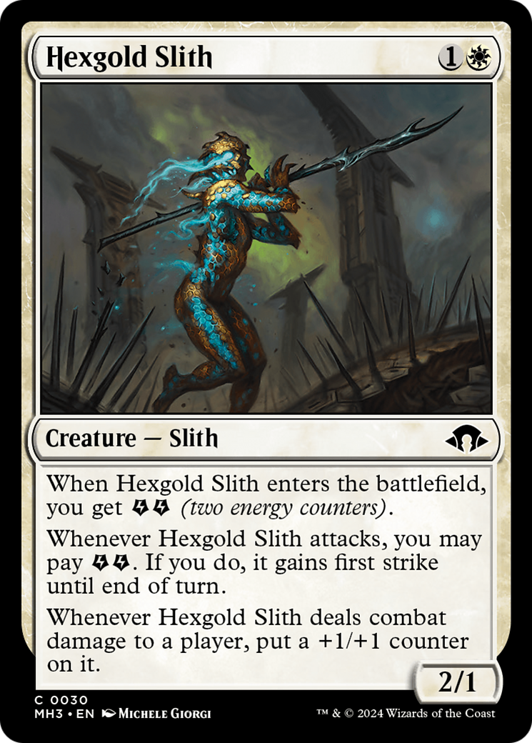 Hexgold Slith [Modern Horizons 3] | Magic Magpie