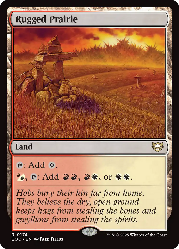 Rugged Prairie [Edge of Eternities Commander] | Magic Magpie