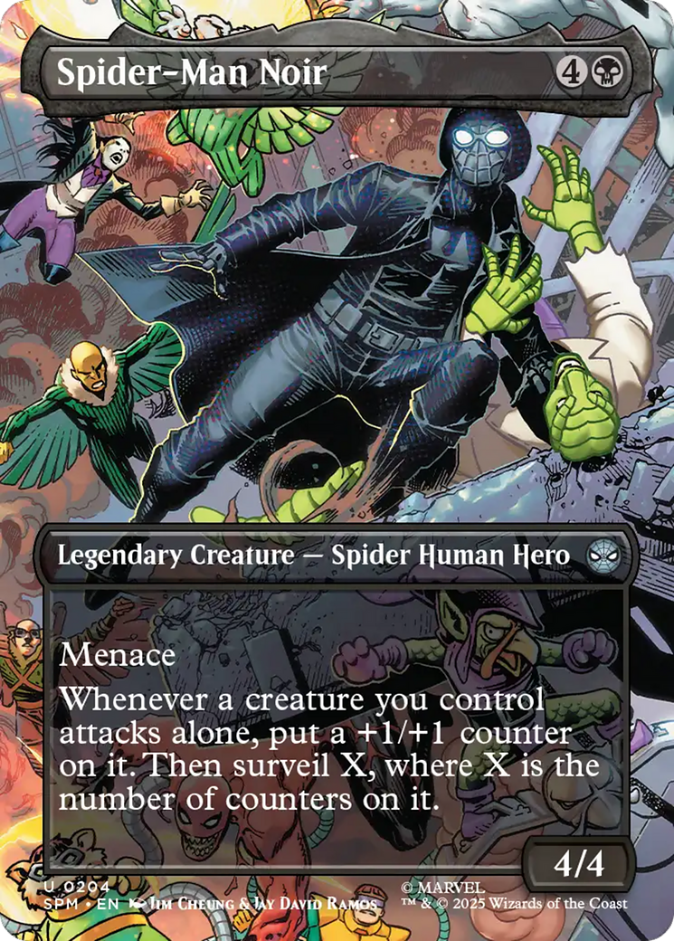 Spider-Man Noir (Borderless) [Marvel's Spider-Man] | Magic Magpie
